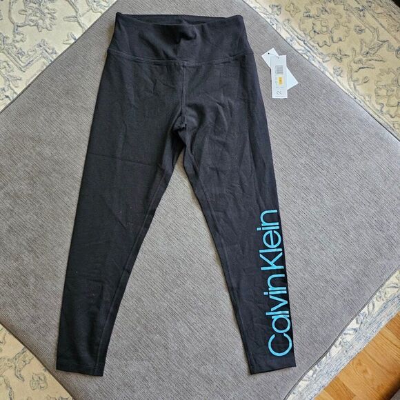 Calvin Klein Performance High Waist Running Athletic Tights Leggings Size Small - Picture 1 of 5